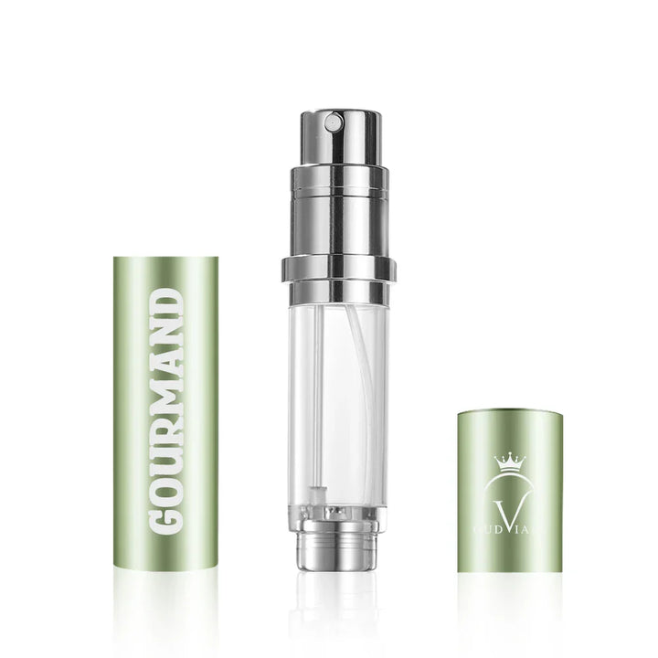 OudVials Refillable Perfume Atomizer, Bottom Filling Fragrances Perfume Bottle, Mini Cologne Dispenser, Travel sized, Portable Sprayer for Women Men, Gift Perfume Sphere