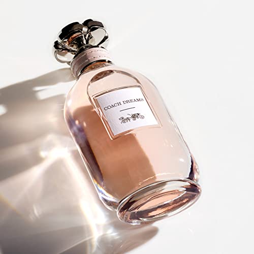 Coach Dreams Eau de Parfum - Women's Fragrance - Radiant Floral Woody - With notes of Juicy Pear, Cactus Flower & Joshua Tree Perfume Sphere