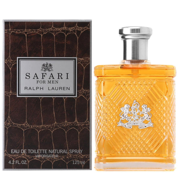 RALPH LAUREN FRAGRANCES Safari - Eau de Toilette - Men's Cologne - Woody & Fresh - With Eucalyptus, Lavender, and Vetiver - Medium Intensity - 4.2 Fl Oz Perfume Sphere