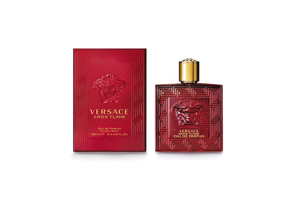 Versace Eros Flame Eau De Parfum Spray for Men, 3.4 Ounce Perfume Sphere