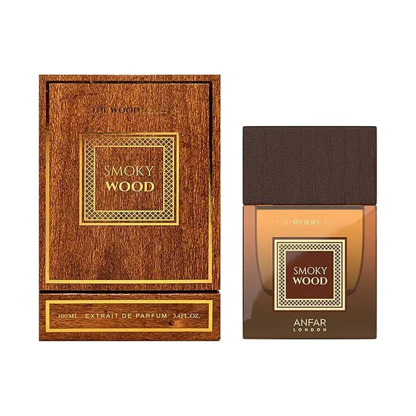 Smoky Wood Pour Homme, Extrait de Parfum, 3.4 fl oz, Aromatic, Caramel, Floral, Oud, For Men Perfume Sphere
