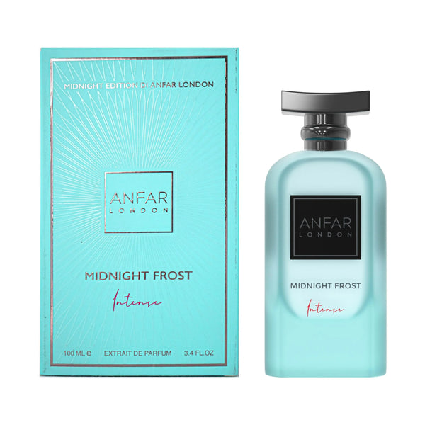 Midnight Frost Intense, Pour Homme, Perfume Extrait de Parfum for Men, 3.4 fl oz, Apple, Lemon, Plum Notes,100ml Perfume Sphere