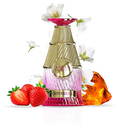 Odyssee I Pour Femme 1950, Extrait de Parfum, 3.4 fl oz, Strawberry, raspberry, blackberry, sour cherry, for women, 100ml.