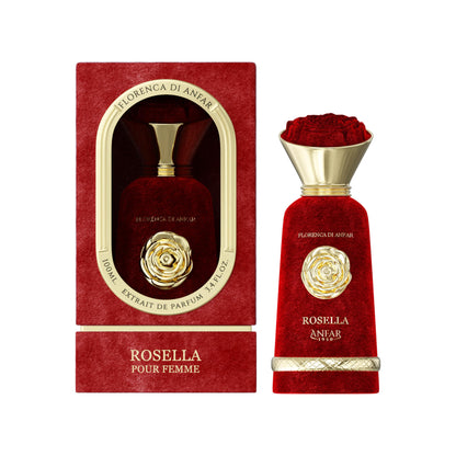 Rosella Pour Femme 1950, Extrait de Parfum, Litchi, rhubarb, bergamot, and nutmeg, 3.4 Oz, for Women,100ml