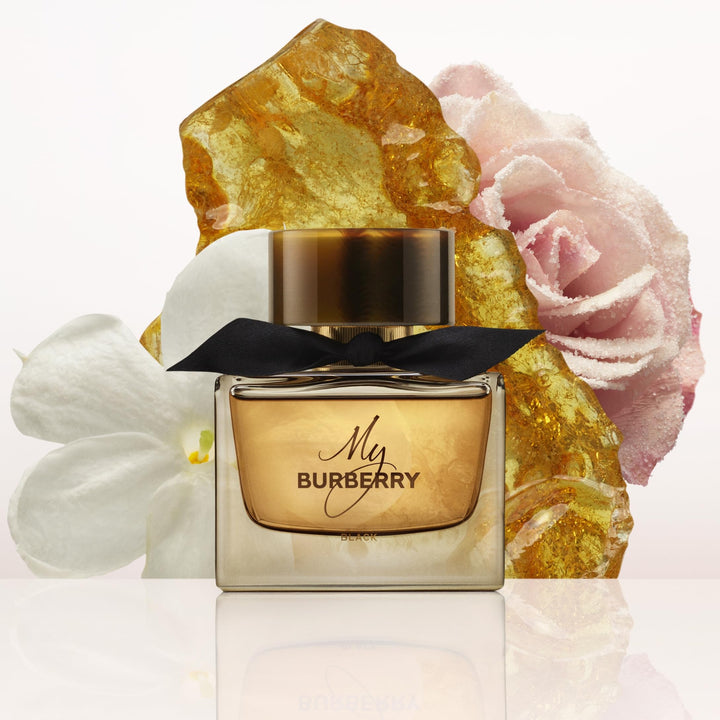 BURBERRY My Black Eau de Parfum – Women's Floral Perfume – With Notes of Jasmine, Rose, Amber & Patchouli – Luxury Perfumes for Women – Long Lasting Fragrance Perfume Sphere