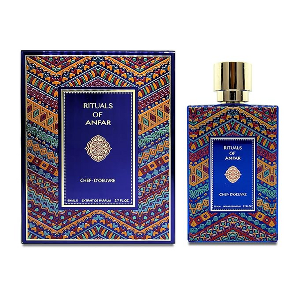 Rituals of Anfar CHEF D'OEUVRE Unisex Extrait de Parfum, 3.4 fl oz, Sicilian Orange, Calabrian Bergamot, Sicilian Lemon, Amber, Fruity Notes, White Musk, Madagascar Vanilla