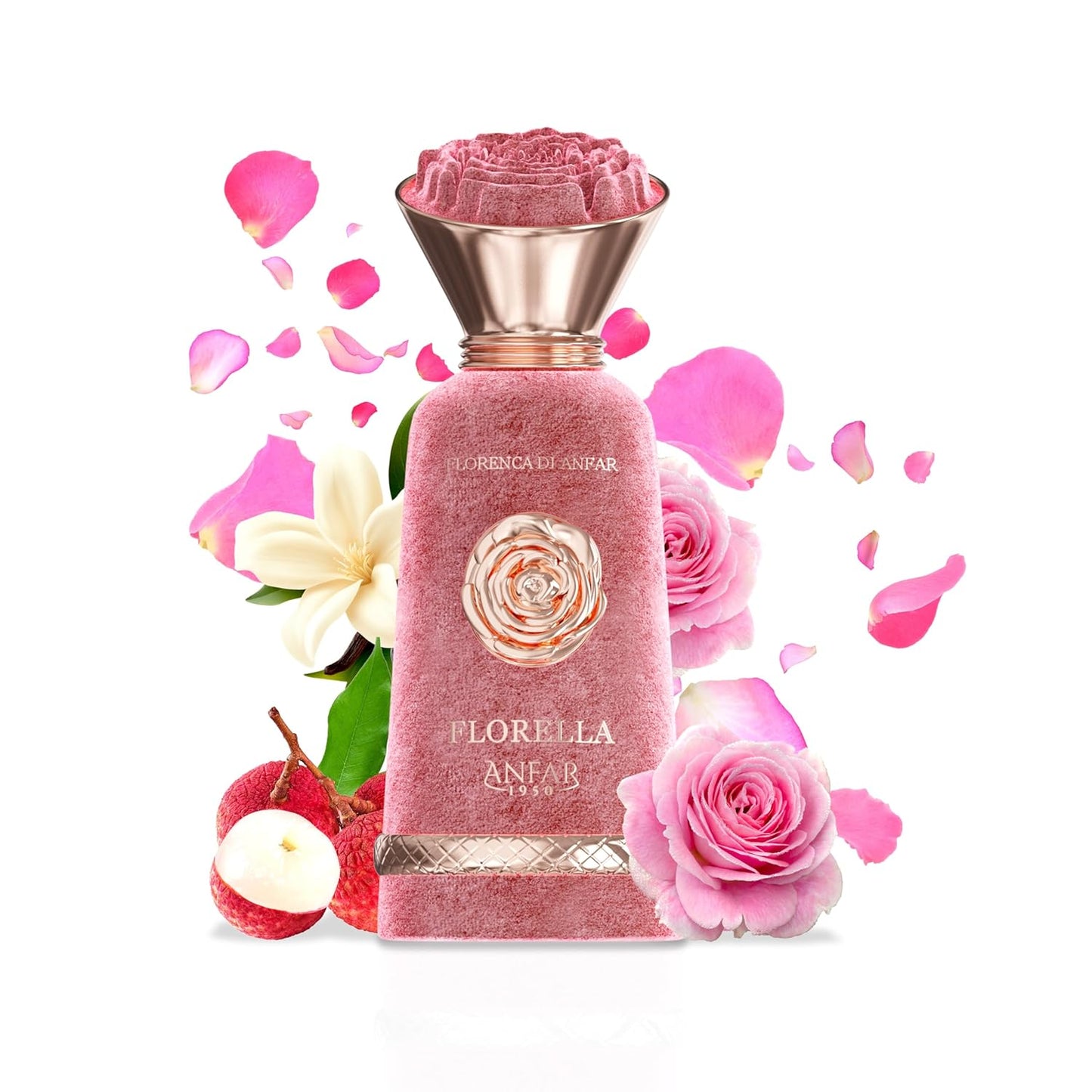 1950 FLORELLA Pour Femme Extrait de Parfum by, Floral Scent with Notes of Neroli, Rose, Vanilla, Musk,3.4OZ,FOR WOMEN,100ML