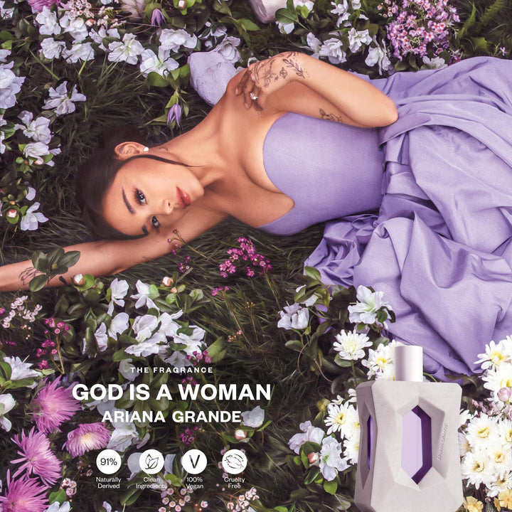 Ariana Grande God is a Woman Eau de Parfum – Fruity Musk Fragrance for Women – Women's Perfume with Notes of Orris, Pear, Vanilla & Cedarwood Perfume Sphere