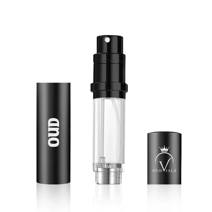 OudVials Refillable Perfume Atomizer, Bottom Filling Fragrances Perfume Bottle, Mini Cologne Dispenser, Travel sized, Portable Sprayer for Women Men, Gift Perfume Sphere