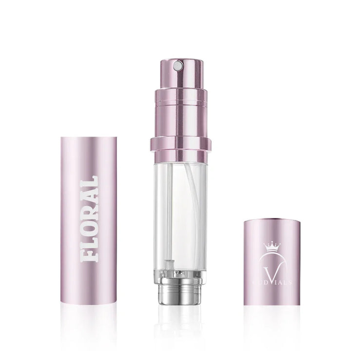 OudVials Refillable Perfume Atomizer, Bottom Filling Fragrances Perfume Bottle, Mini Cologne Dispenser, Travel sized, Portable Sprayer for Women Men, Gift Perfume Sphere