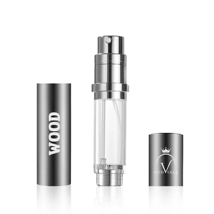 OudVials Refillable Perfume Atomizer, Bottom Filling Fragrances Perfume Bottle, Mini Cologne Dispenser, Travel sized, Portable Sprayer for Women Men, Gift Perfume Sphere